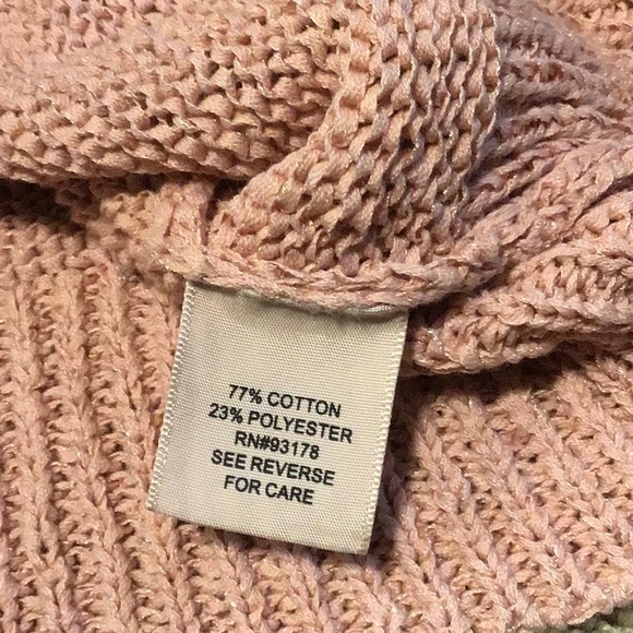 Blush pink philosophy brand sweater size lg in excellent condition - Picture 4 of 4